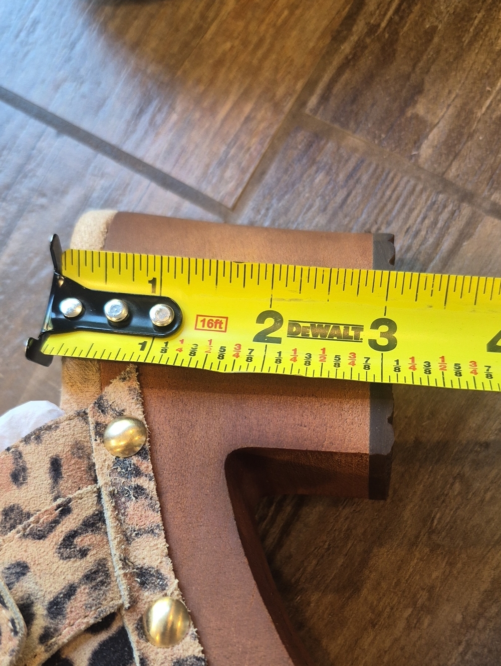 Dr. Scholl's Original Collection Joy Animal Print Stud Detail Platform Clogs, 8 - Picture 15 of 16